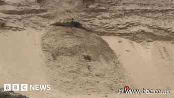 Significant sand falls prompt renewed danger warning