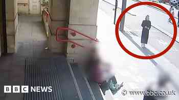 Matthew King seen on CCTV outside Stratford court