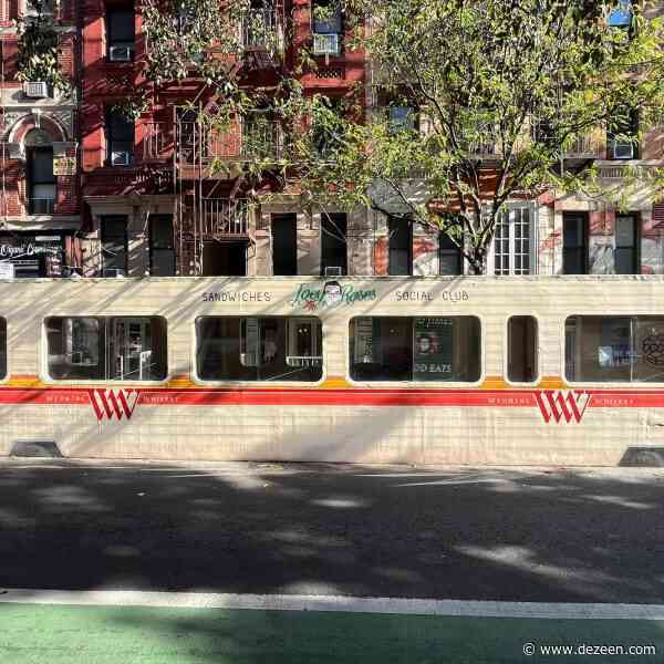 Ten sidewalk dining shelters in New York City
