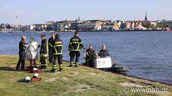Betrunkene Frau beschimpft Gäste an Badestrand der Warnow