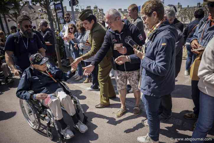 ‘It was tough’: World War II veterans return to Utah Beach to mark D-Day’s 79th anniversary