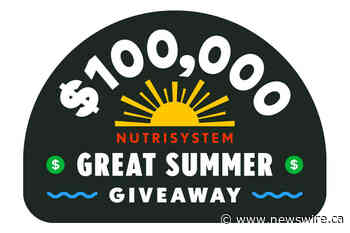 Lose Weight and Win Big This Summer: Nutrisystem Launches $100,000 Great Summer Giveaway