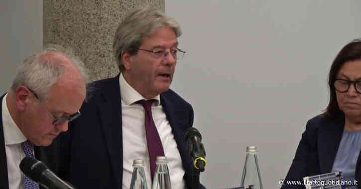 Gentiloni: “In Italia si vive il Pnrr come una medicina amara imposta da Bruxelles”