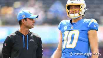 Chargers' talks with Herbert 'ongoing,' Staley says