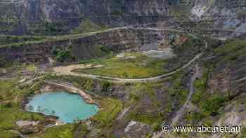 The waters in this part of a remote jungle glow are so blue there are fears over what runs in them