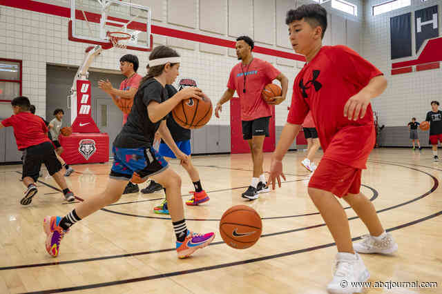 Camp in session: UNM basketball players get experience coaching kids