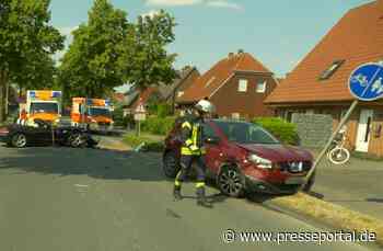 POL-COE: Coesfeld, Rekener Straße/ Autos zusammengestoßen