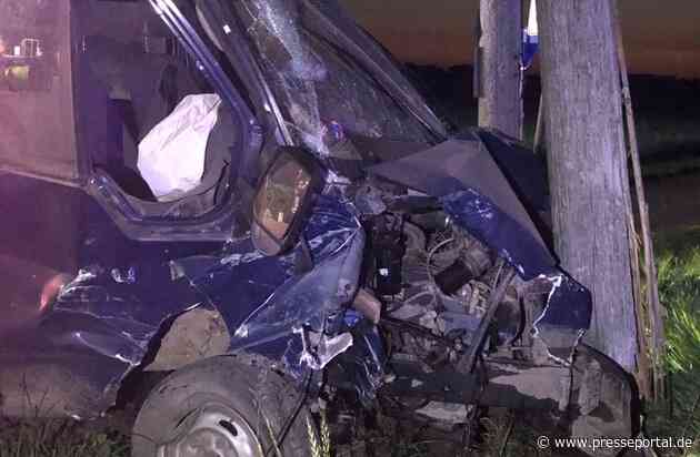 POL-NE: Strommast bei Unfall beschädigt - Unfallverursacher alkoholisiert