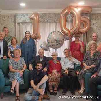 Second World War Army cook Helen celebrates 105th birthday in York