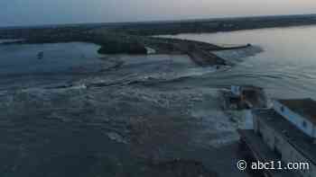 Ukraine accuses Russia of destroying major dam near Kherson, warns of ecological disaster