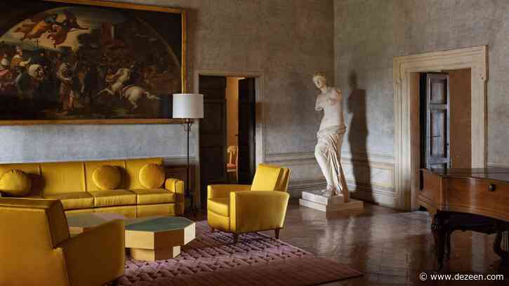 India Mahdavi enlivens Rome's Villa Medici with bold geometric furnishings