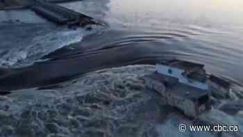 Ukraine dam breached, unleashing floods as residents ordered to evacuate