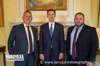 Burnley Bondholders boss meets Chancellor at Downing Street event