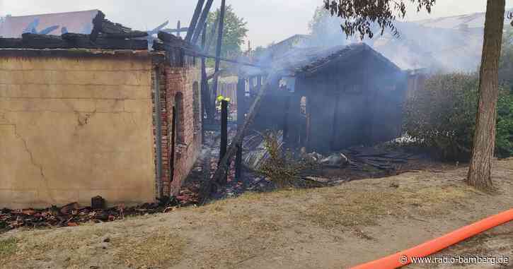 Brand auf dem Gelände von Karls Erdbeerhof