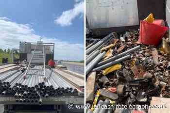 Driver reported in Morecambe for insecure load on truck