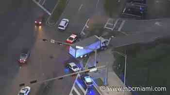 Scooter passenger killed in crash involving box truck in SW Miami-Dade: FHP