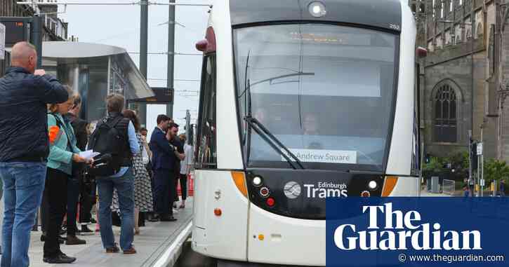 Muted celebration as Edinburgh tram line finally finished