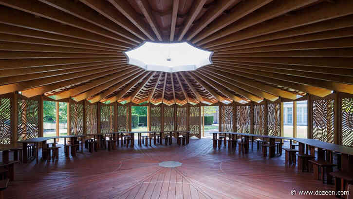 Dezeen Agenda features Lina Ghotmeh's timber Serpentine Pavilion