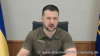 Selenskyj macht "russische Besatzer" für Staudamm-Zerstörung verantwortlich