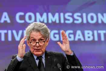 EU's Breton Cites Telcos' Investment Gap for Big Tech Network Fee Push