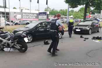 Bad Driburg: Motorradfahrer bei Unfall lebensgefährlich verletzt