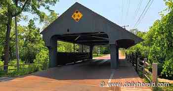 After a 2-month respite, Long Grove's iconic bridge struck twice