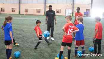 Canadian soccer star Alphonso Davies hosts soccer camp in Edmonton, inspires young players