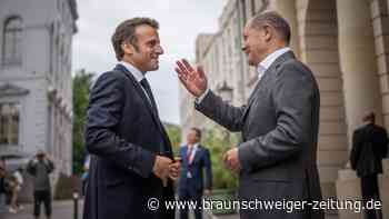 Unter vier Augen: Scholz empfängt Macron in Potsdam