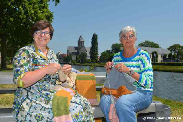 Els en Ingrid lanceren oproep aan alle breiliefhebbers: “Brei met ons een boord aan de Schelde”