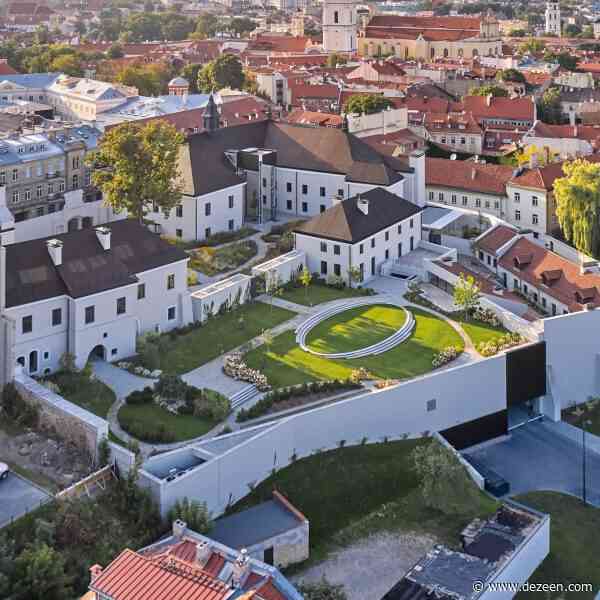 Studio Seilern adds subterranean spa and reflective additions to historic Vilnius complex