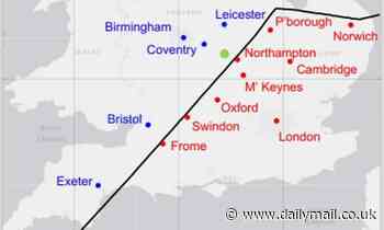 Where do YOU think the North of England begins? Scientists create a controversial new map