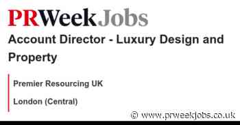 Premier Resourcing UK: Account Director - Luxury Design and Property