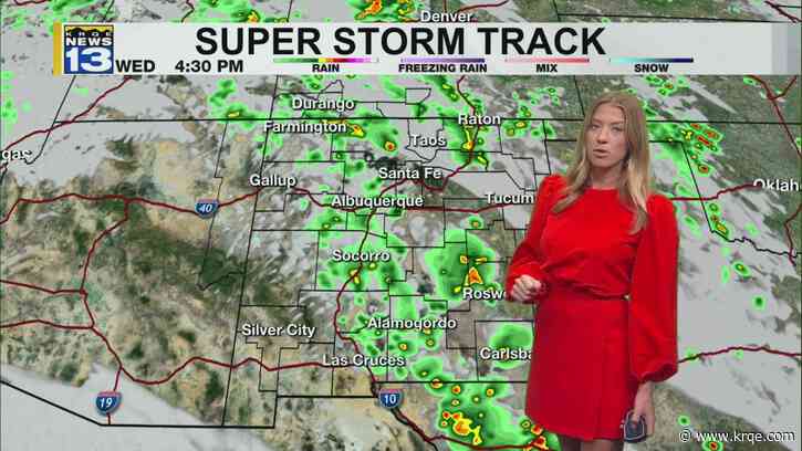 Scattered storms, flooding threat for parts of New Mexico
