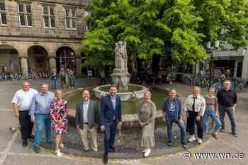 Der Lamberti-Brunnen sprudelt wieder