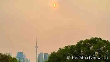Air quality in Toronto to reach 'high risk' level due to Ontario, Quebec wildfire smoke