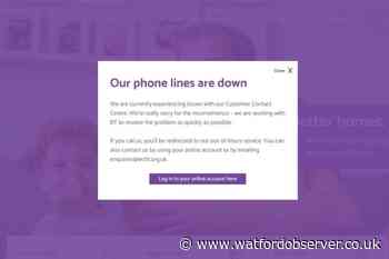 Watford Community Housing BT phone lines not working