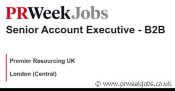 Premier Resourcing UK: Senior Account Executive - B2B