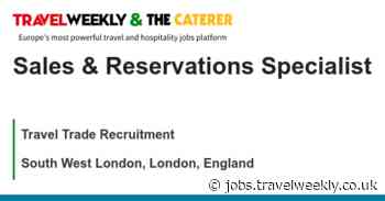 Travel Trade Recruitment: Sales & Reservations Specialist
