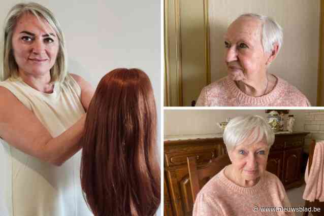 Marie-Josée zag haren uitvallen door ziekte, maar straalt opnieuw dankzij kapster aan huis Tayibe: “Niemand moet zich schamen voor een pruik”