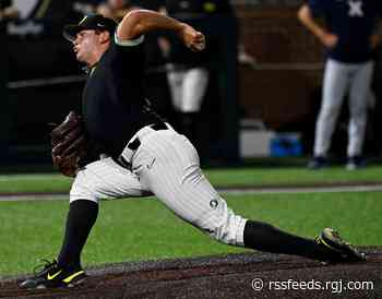 Reno High grad Grinsell helps Oregon baseball team advance to NCAA Super Regional