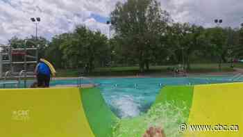 New waterslide installed at Riversdale pool in Saskatoon