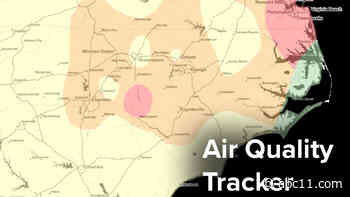 Tracking North Carolina air quality conditions across North Carolina