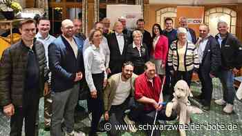 CDU-Führung  in Nagold: Stadtverband bestätigt  Reinhardt im Amt