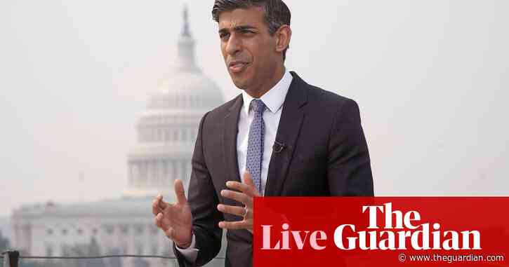 Rishi Sunak confirms he will not talk about US-UK free trade deal with Joe Biden – as it happened