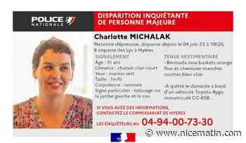 Charlotte, la jeune femme portée disparue à Hyères, a été retrouvée saine et sauve