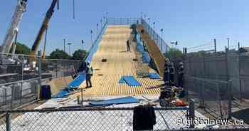 Big yellow slide at Edmonton EXPO demolished after 49 years