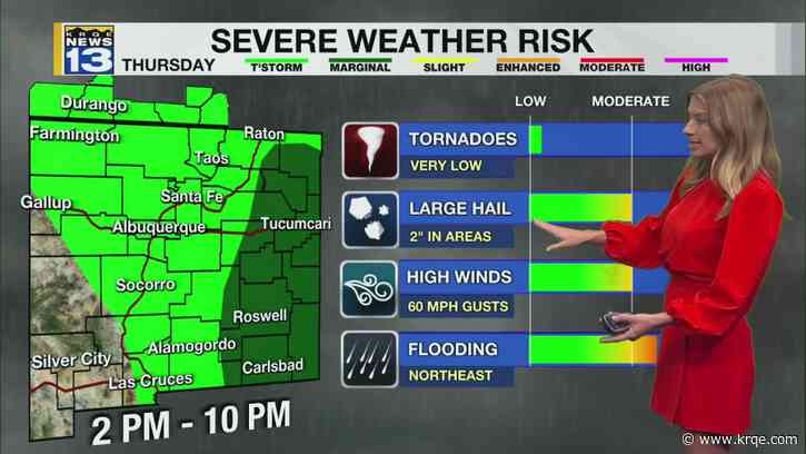 One more round of severe storms and flooding for New Mexico
