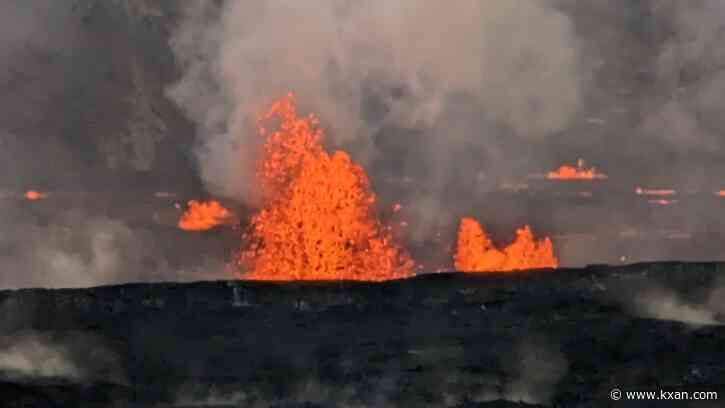 Austin family witnesses Hawaii volcanic eruption while on vacation