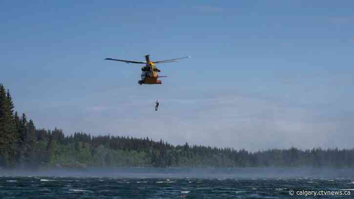 Royal Canadian Air Force search and rescue exercise underway in Lethbridge