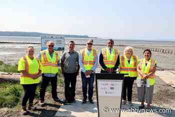 Surrey’s innovative ‘living dyke’ pilot project in Mud Bay underway